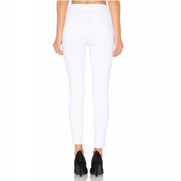 Rag & Bone 10 inch Capri Skinny White Jeans - Picture 2 of 16